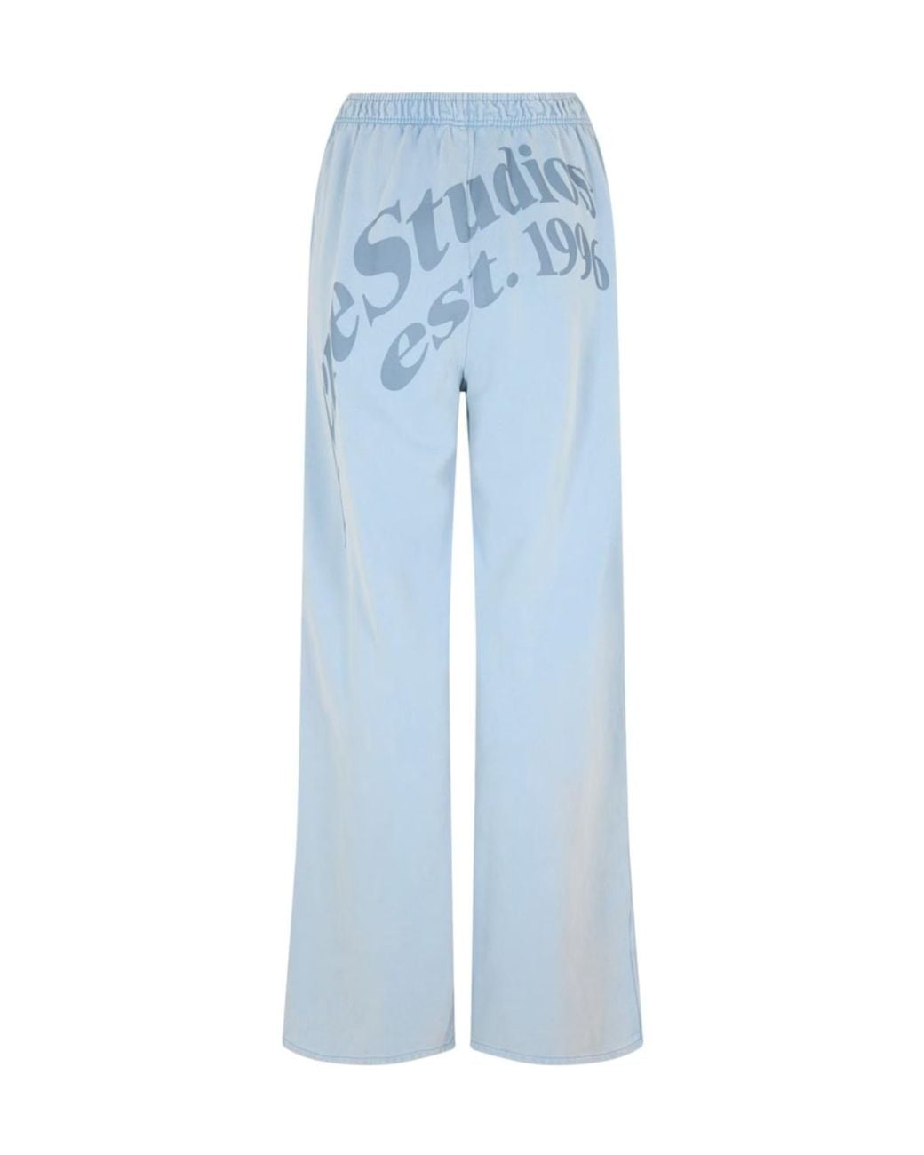 Acne Blue Elastic Waist Track Pants