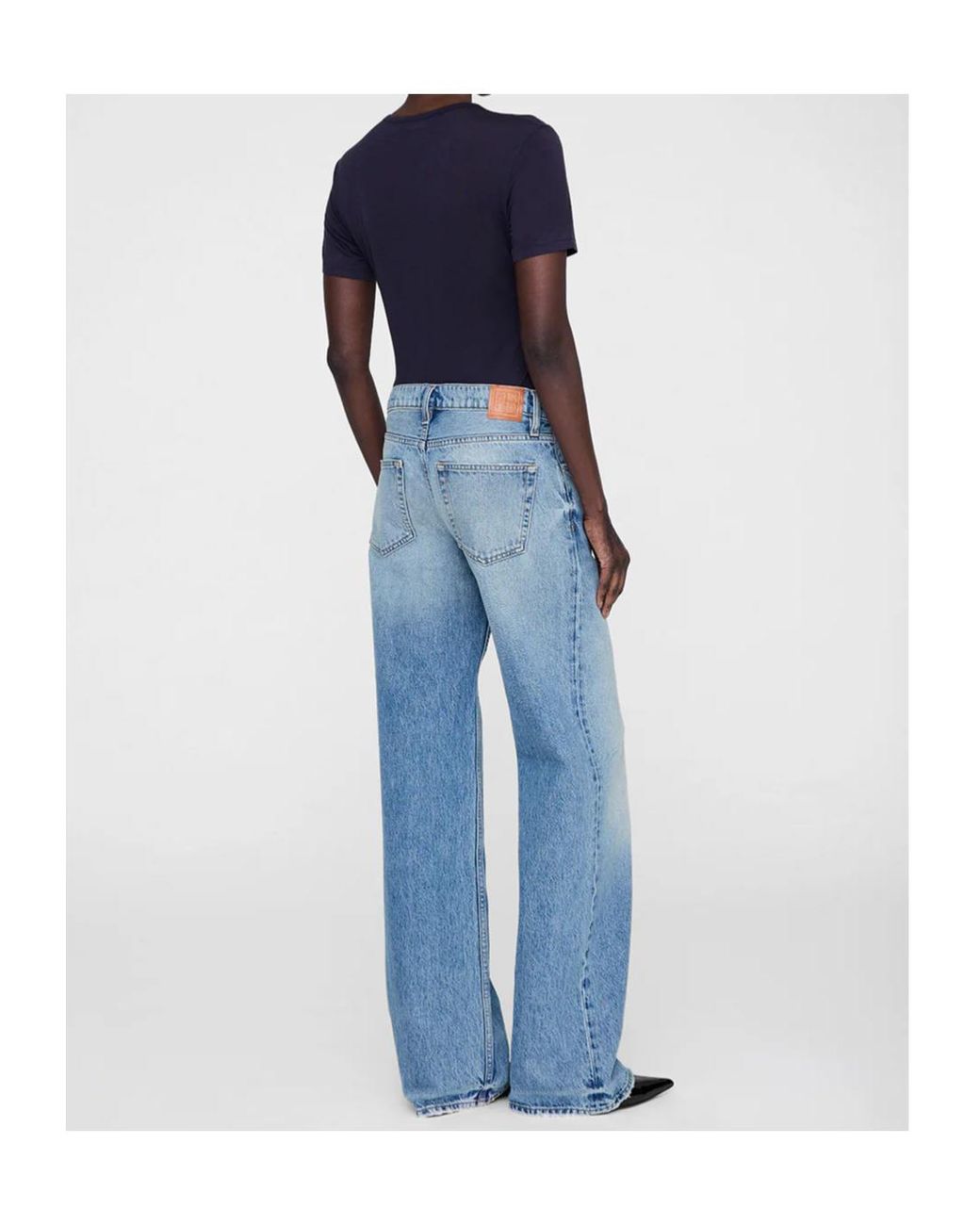Anine Bing Blue Sylvie Round-Neck T-Shirt