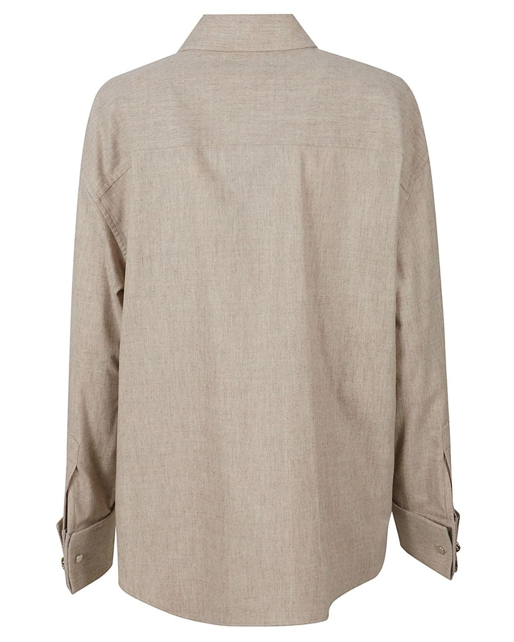 Fabiana Filippi Natural Long-Sleeved Shirt