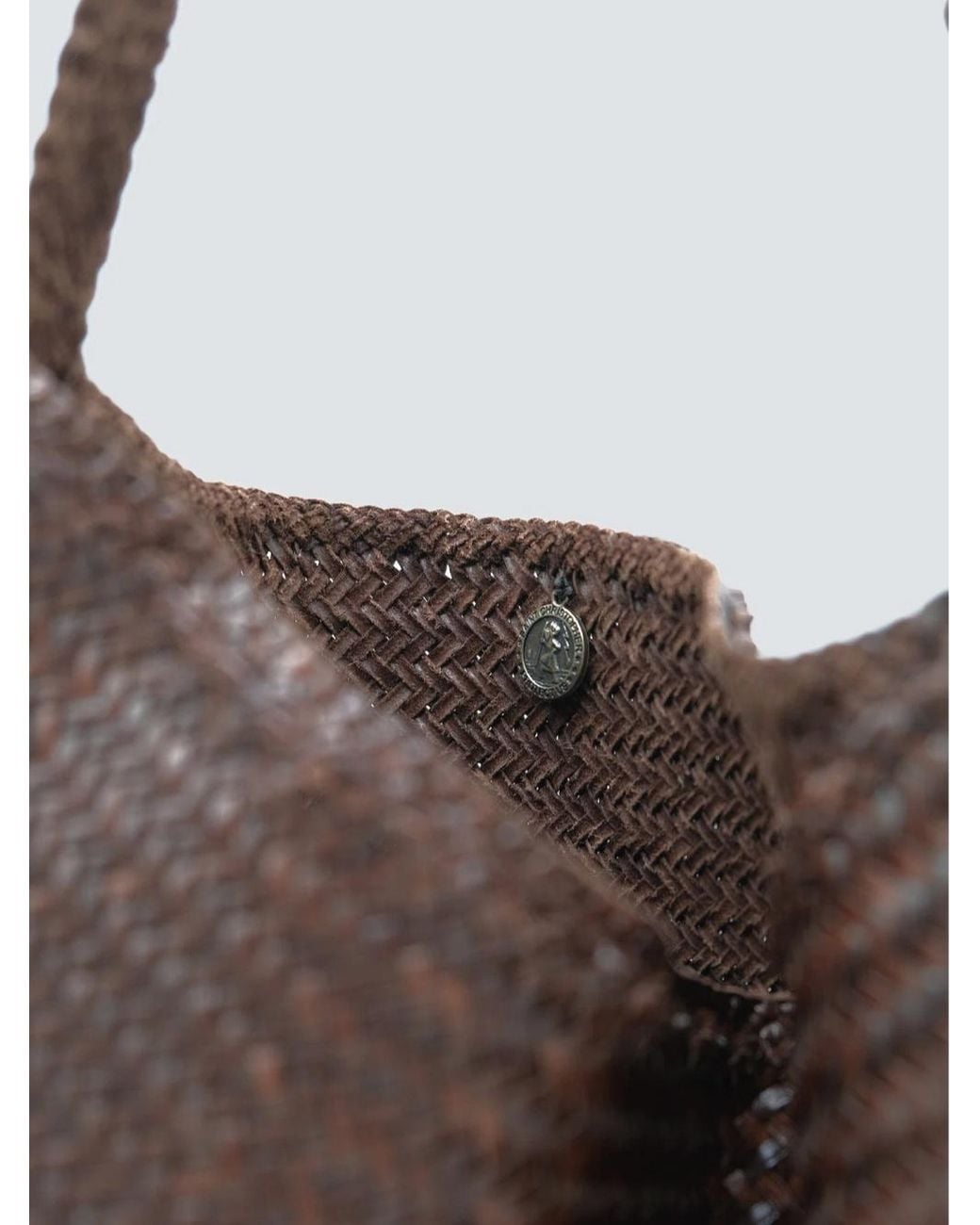 Dragon Diffusion Black Woven Shoulder Bag
