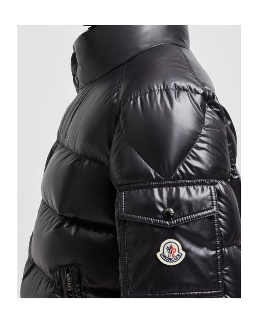 Moncler Black Lule Short Down Jacket for men