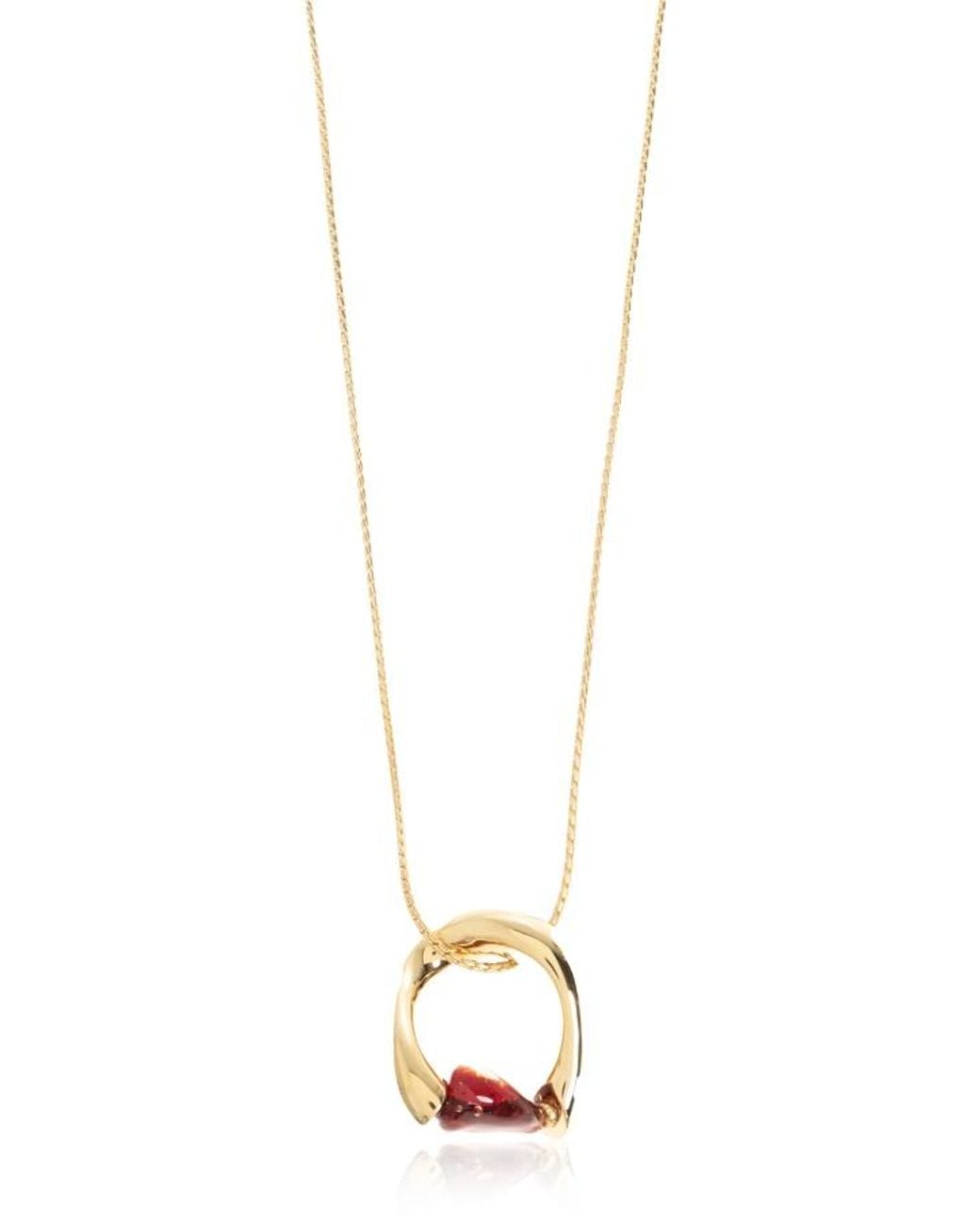 Bottega Veneta White Openwork Necklace