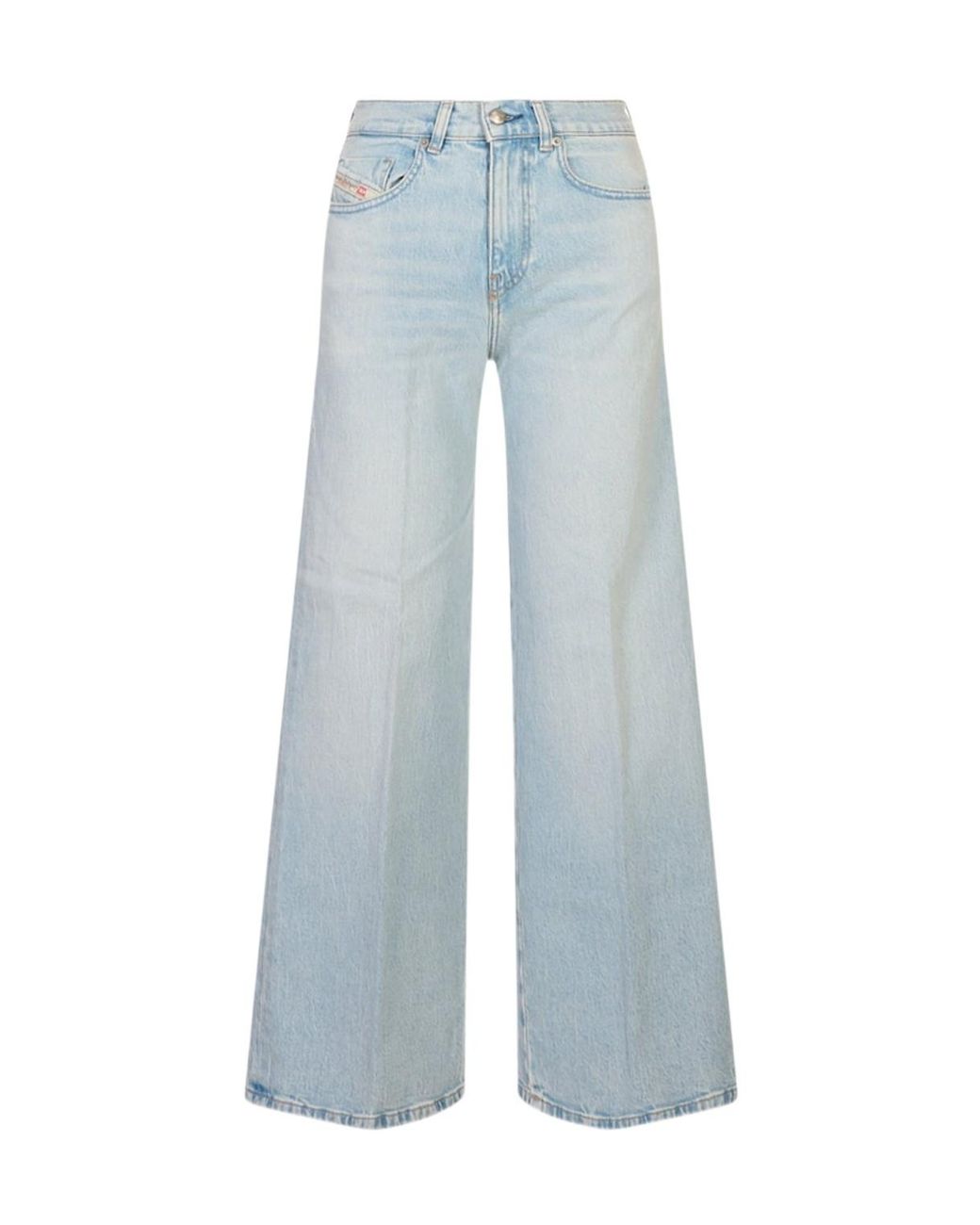 DIESEL Blue Five-Pocket Jeans
