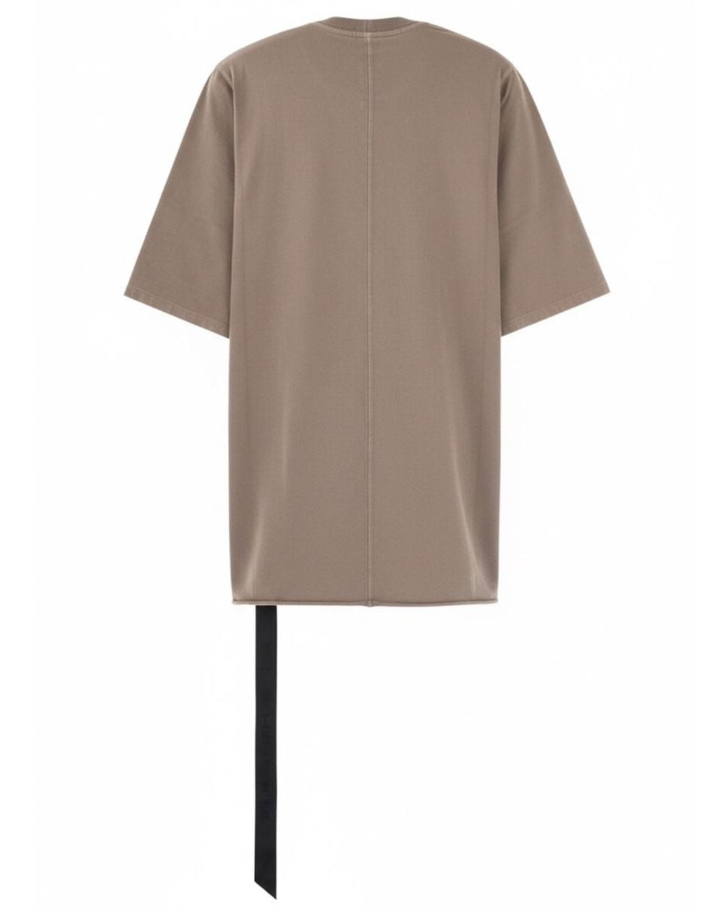 Rick Owens Natural Round Neck T-Shirt for men