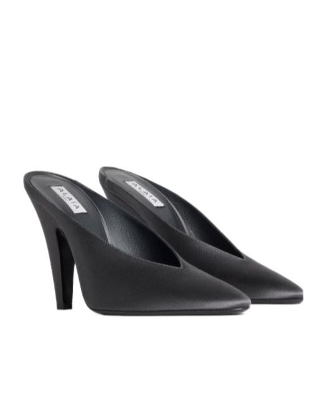 Alaïa Brown Cone Mules