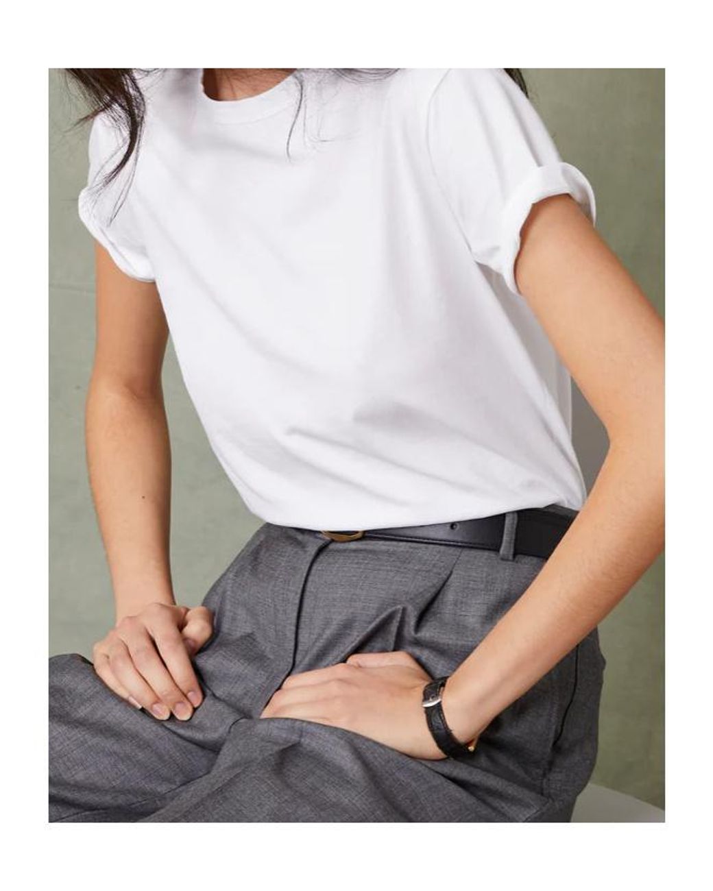 Officine Generale White Officine Générale Lara T-Shirt