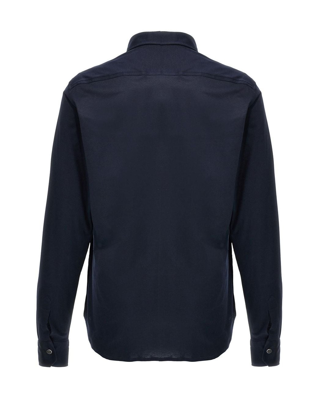 Kiton Blue Long-Sleeved Shirt for men