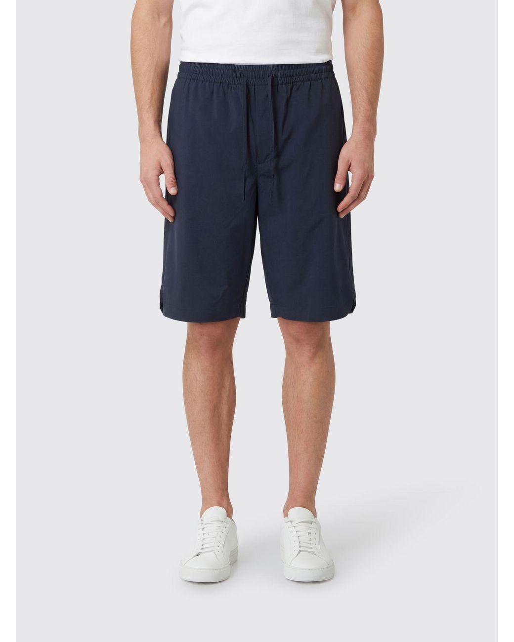 DARKPARK Blue Drawstring Straight-Leg Shorts for men