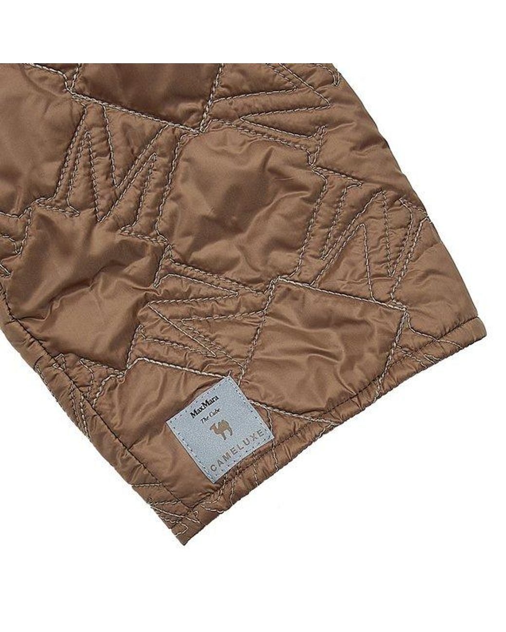 Max Mara Brown Hooded Padded Jacket