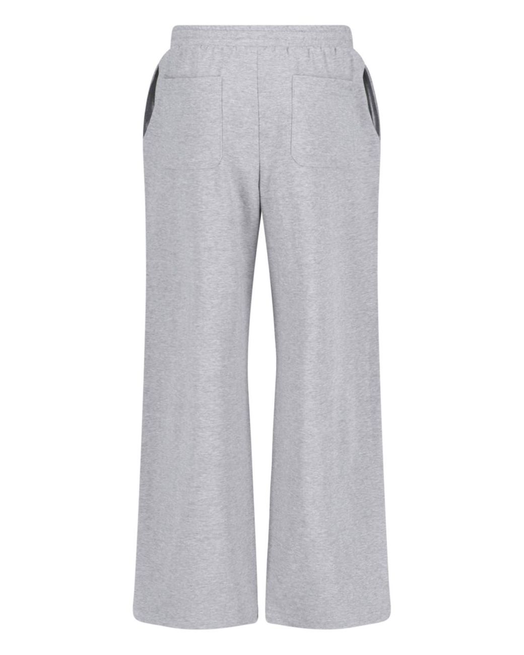 DUNST Gray Drawstring Wide-Leg Pants