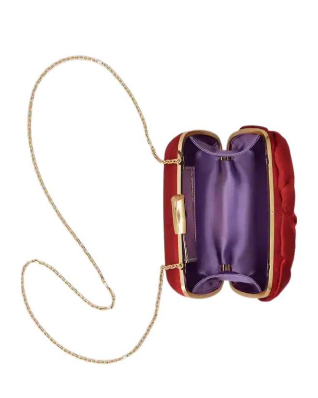 Roger Vivier Red Rose Vivier Clutch