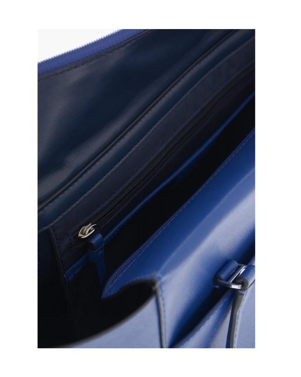 Tory Burch Blue Double-Handled Handbag
