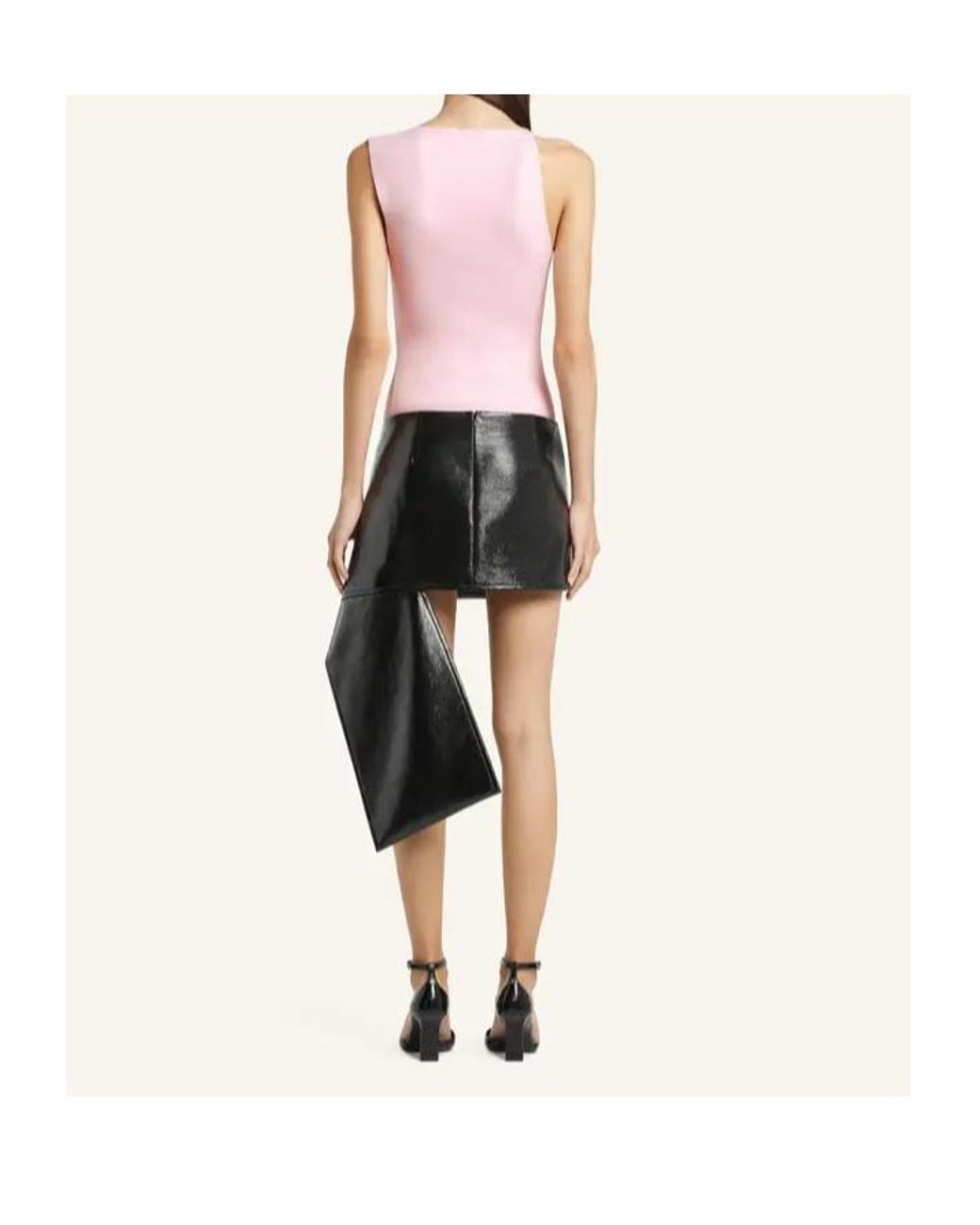 Courreges Pink Side-Slit Top