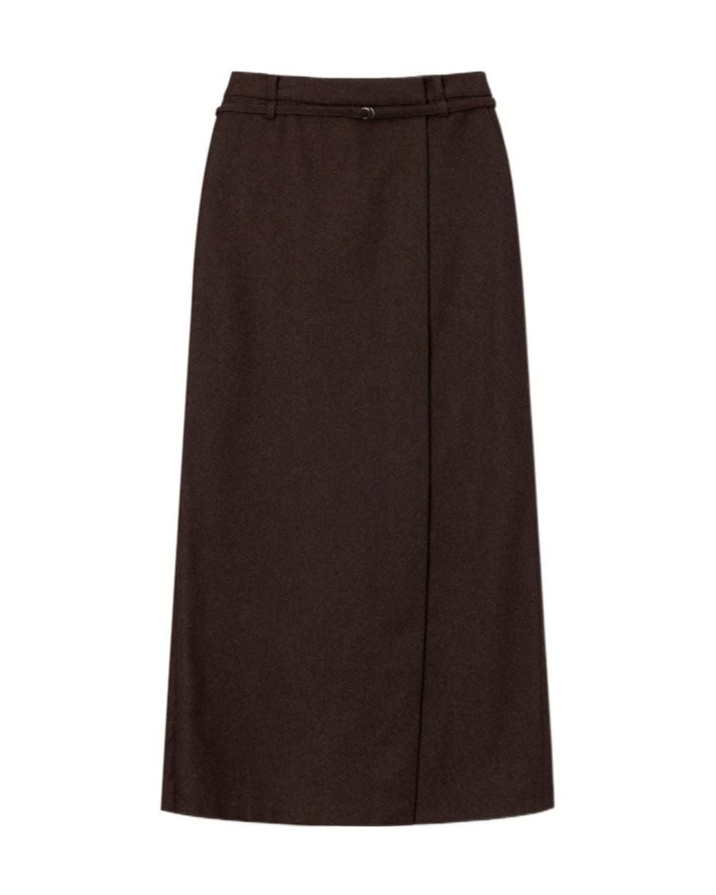 DUNST Brown Maxi Wrap Skirt