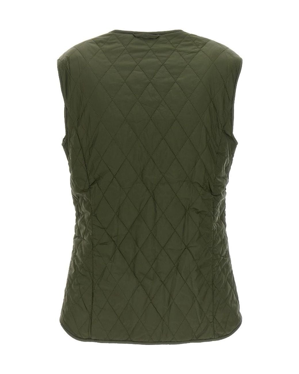 Barbour Green Zip-Up Reversible Gilet