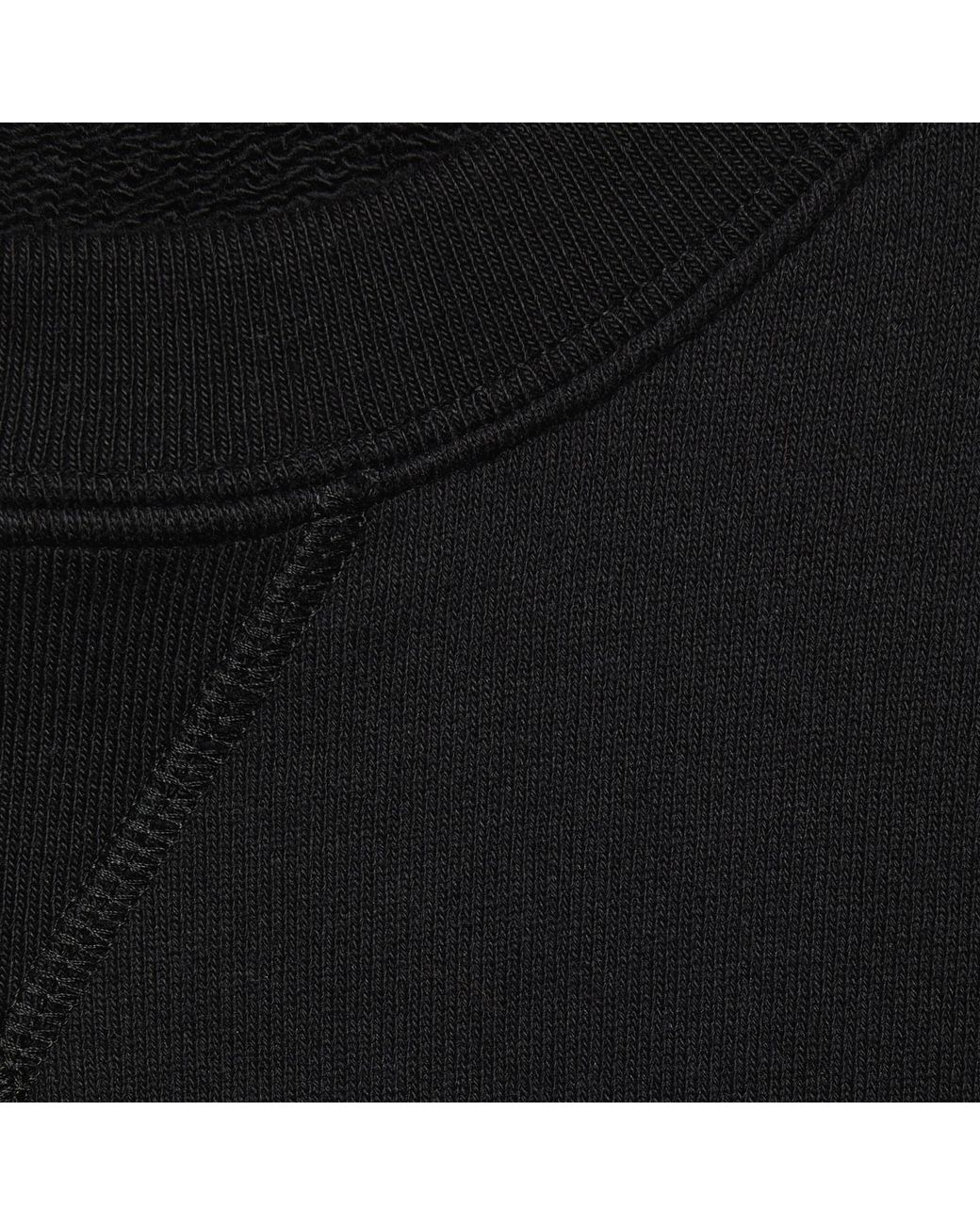Gucci Black Cotton Jersey Sweatshirt With Embroidery, Ready-To-Wear for men