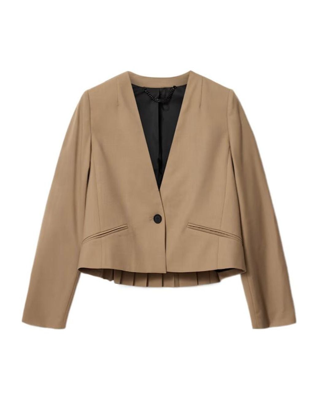 AllSaints Natural Wool-Blend Poppy Blazer