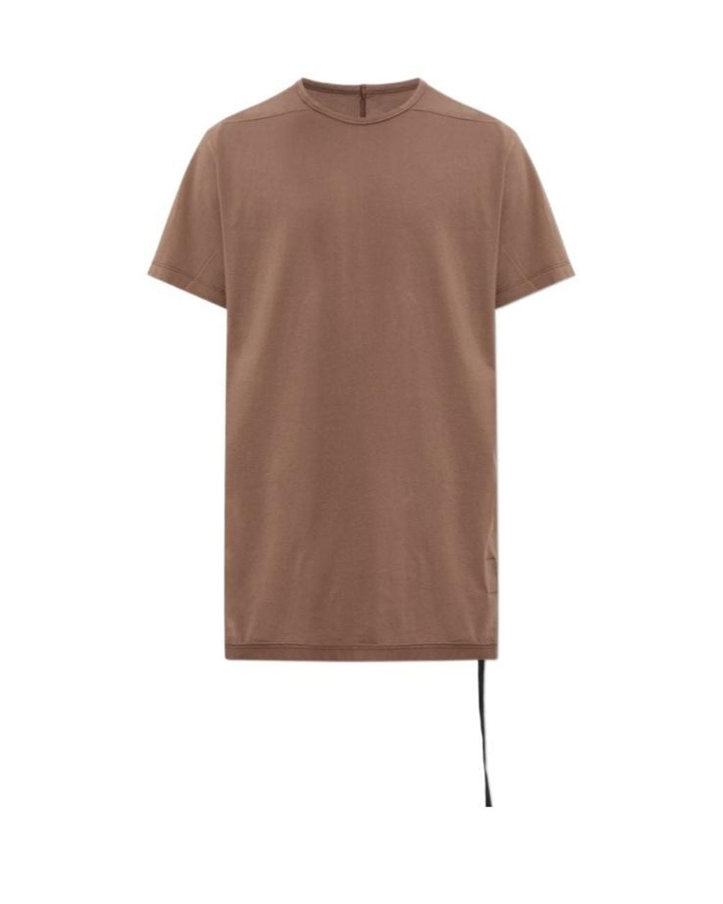Rick Owens Brown Level T Longline T-Shirt for men