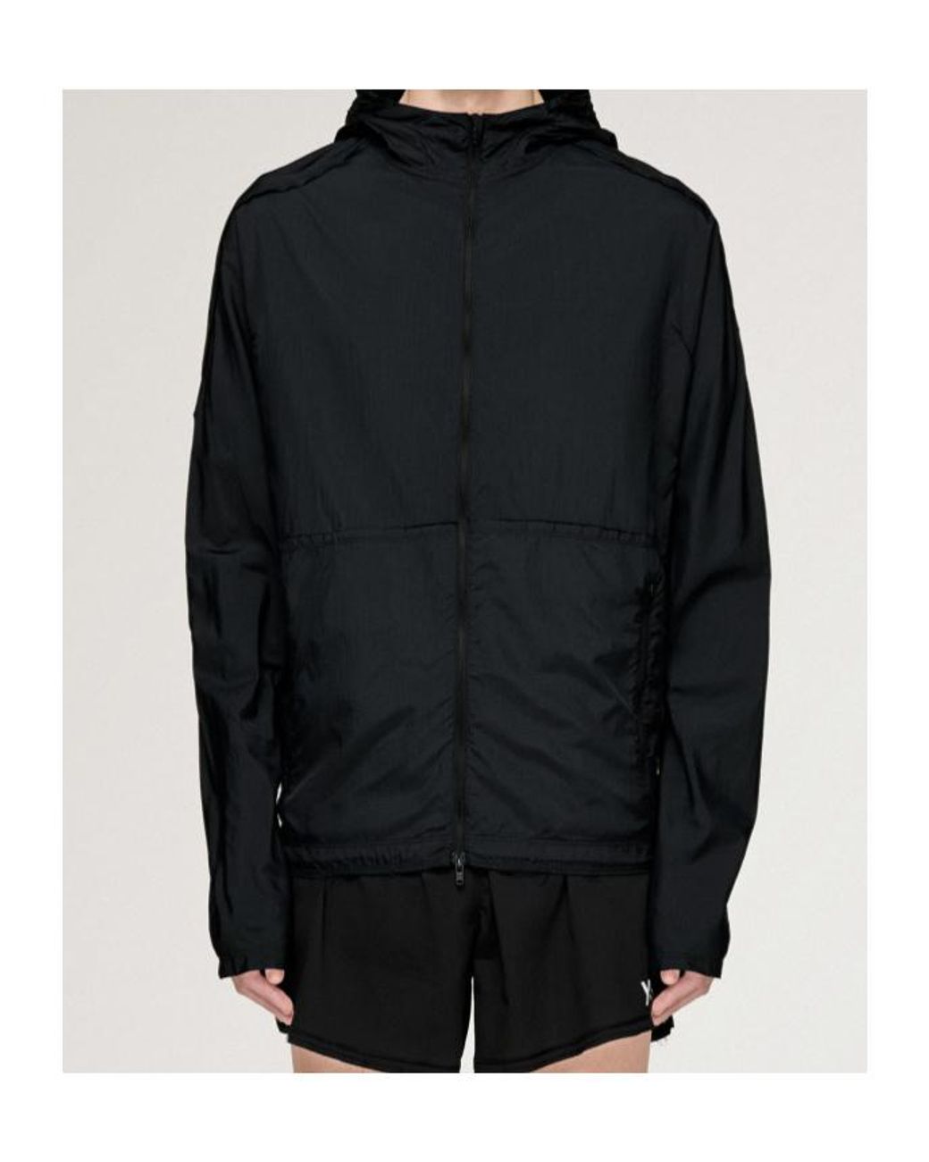 Y-3 Black Running Jacket for men