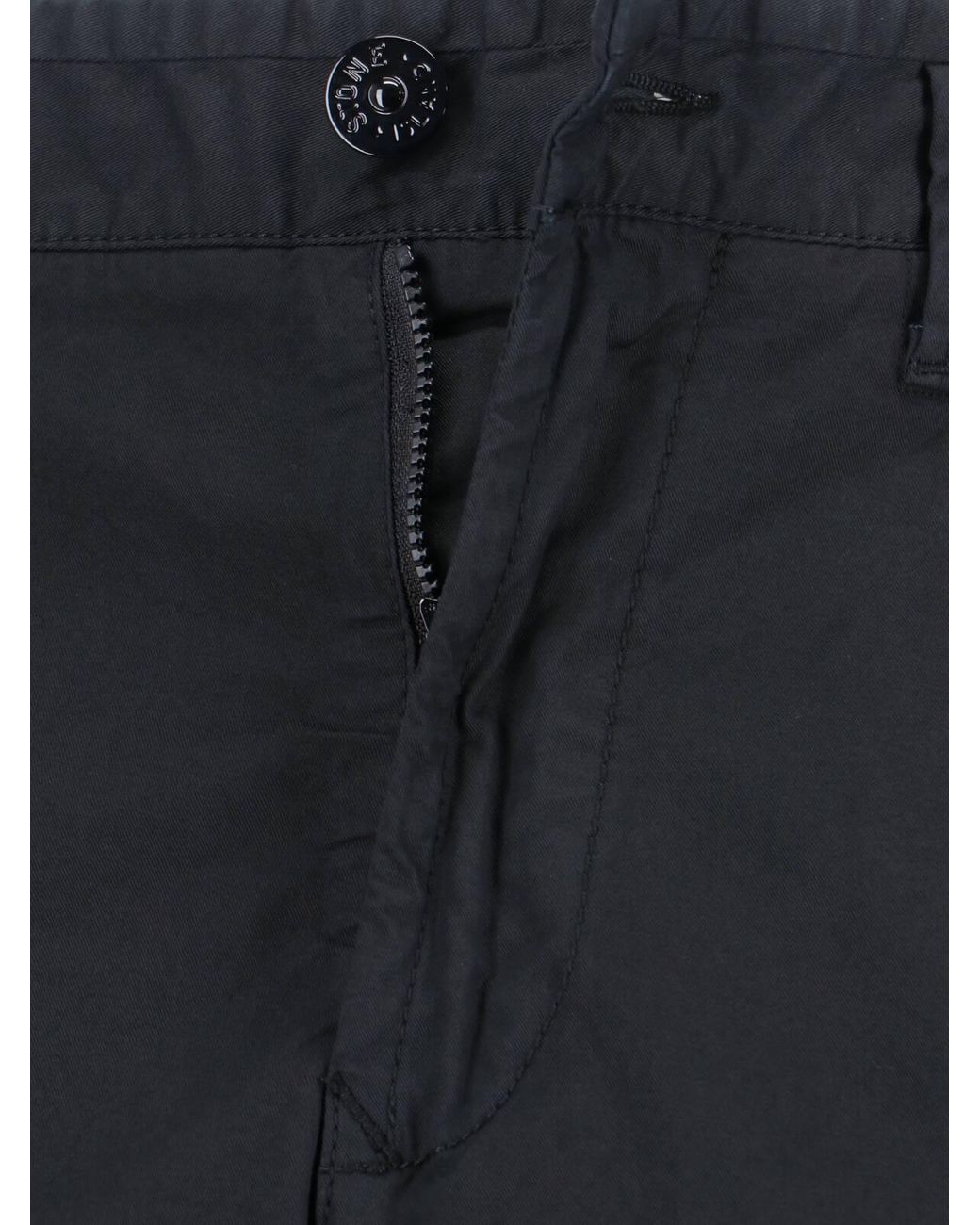 Stone Island Blue '3100304 Supima' Cargo Pants for men