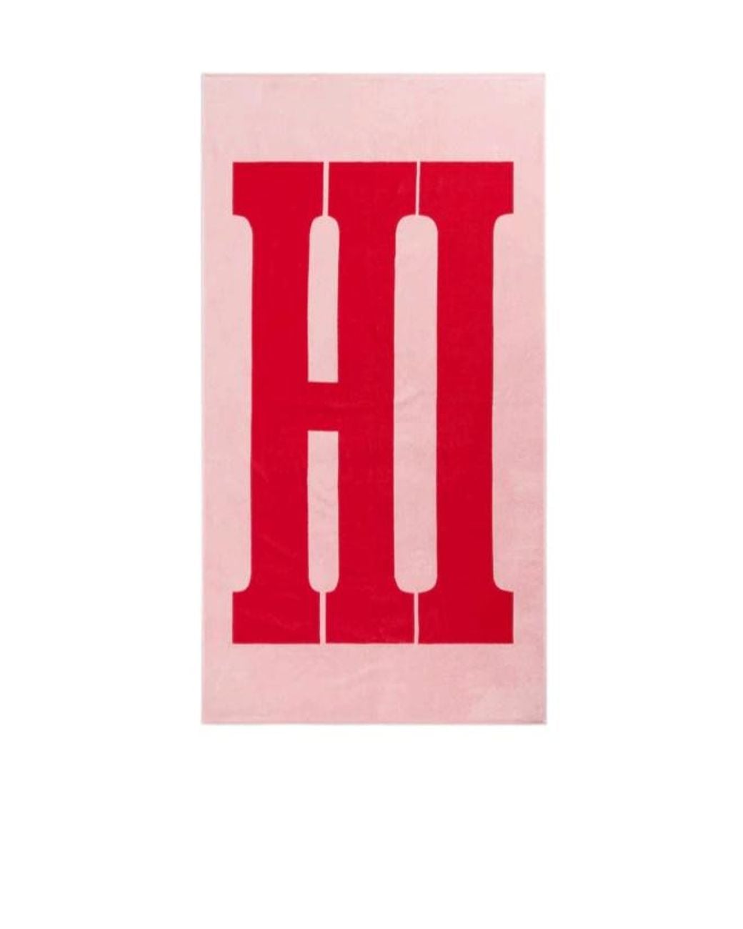 Phoebe Philo Red Hi Pattern Towel