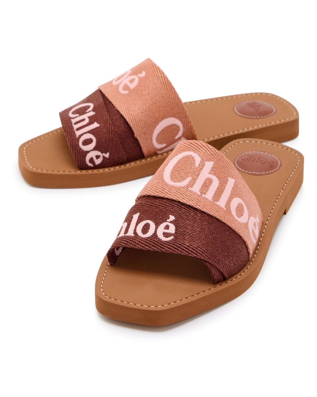 Chloé Brown Lightweight Breathable Slides