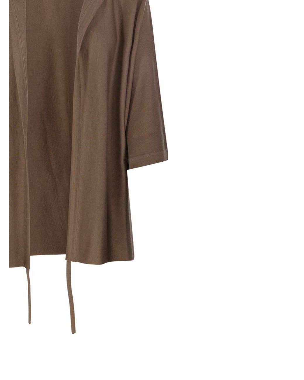 Max Mara Brown Aster Open Front Cardigan