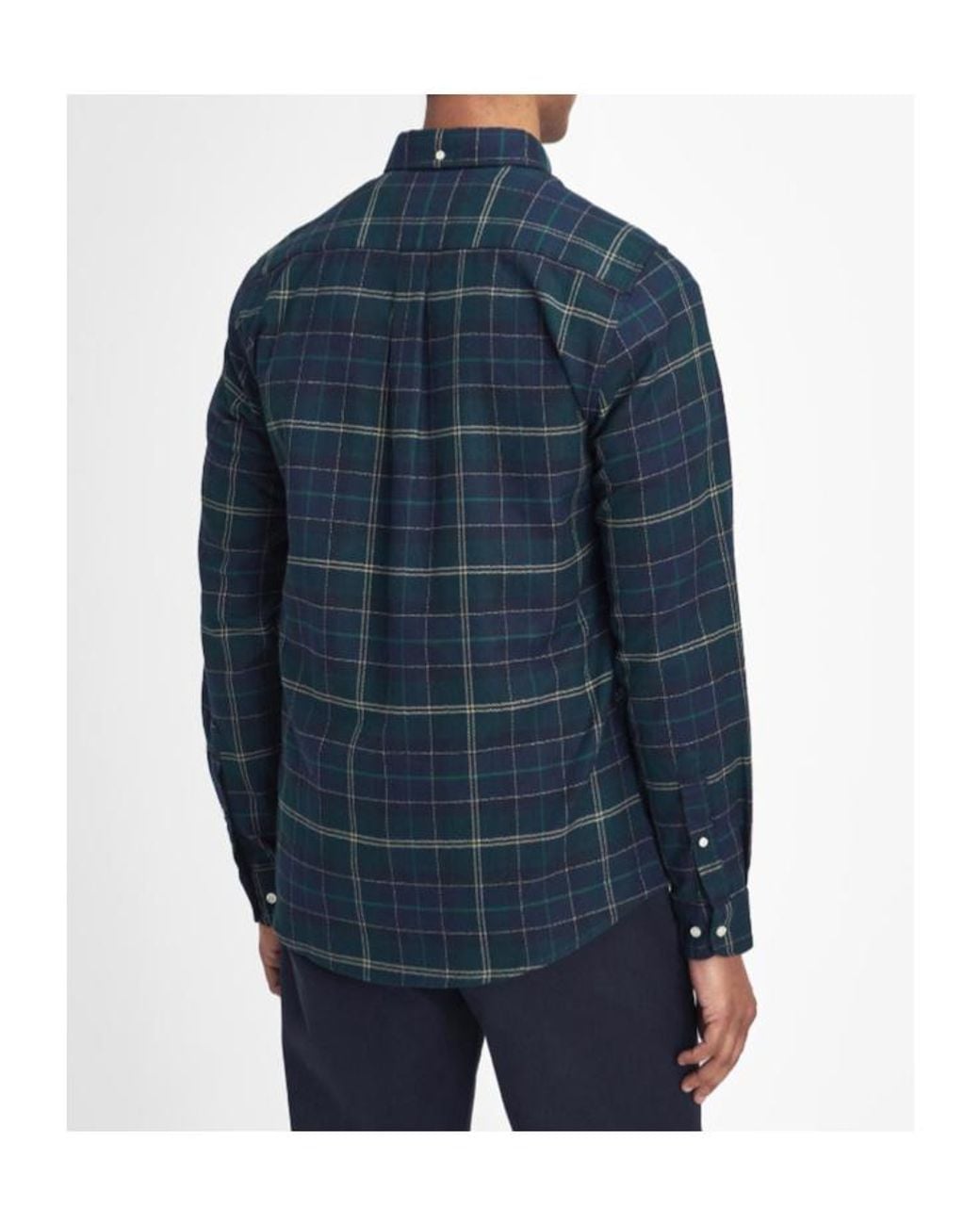 Barbour Blue Check Pattern Shirt for men