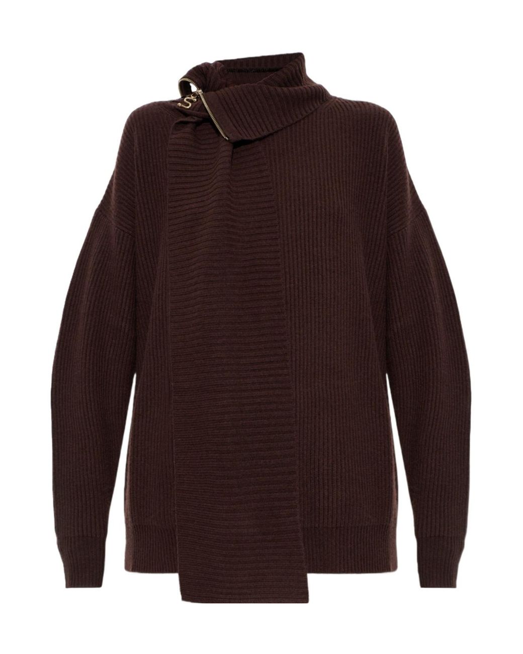 Sportmax Purple Long-Sleeved Sweater