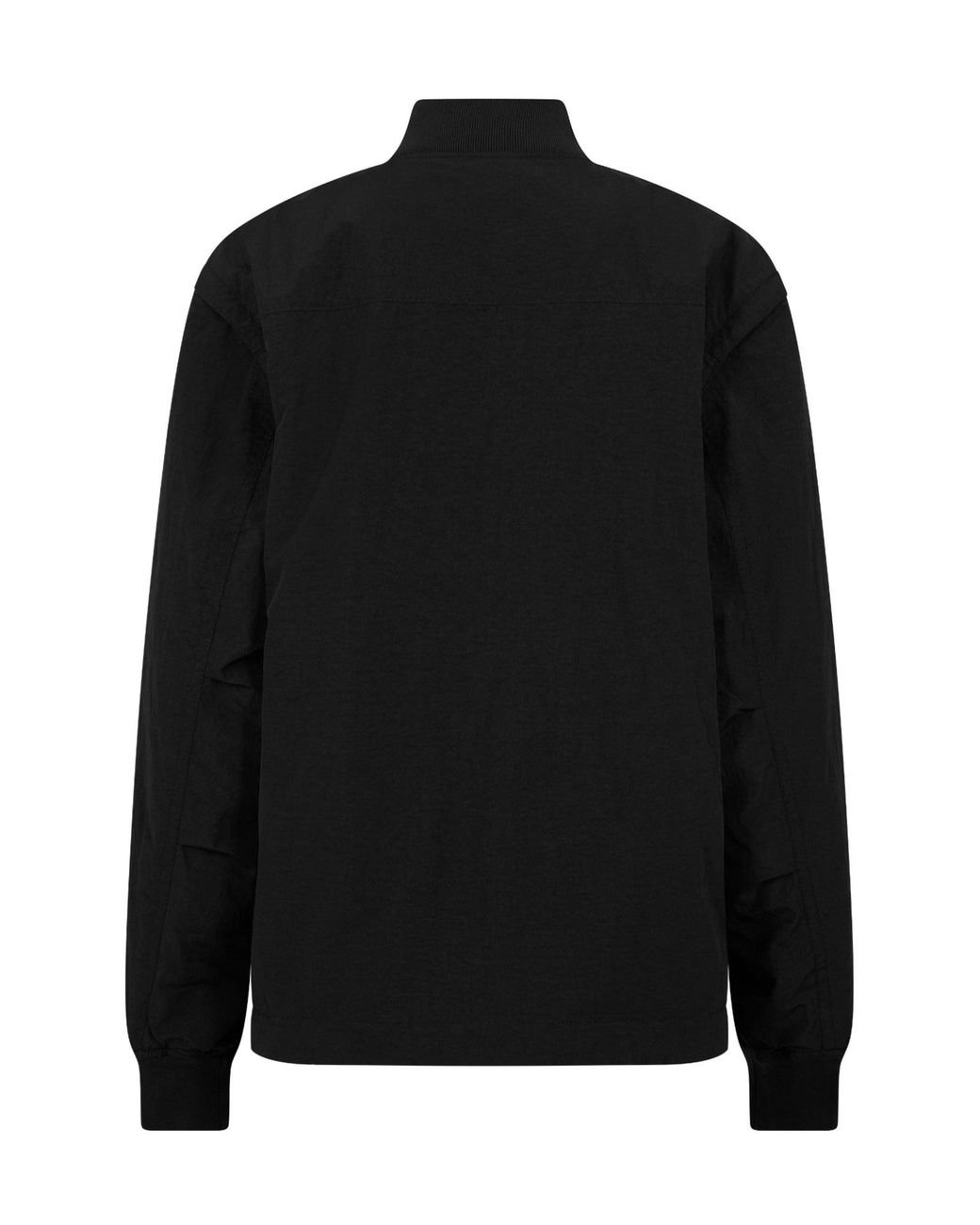 Boss Black Quilted Stand-Collar Jacket for men