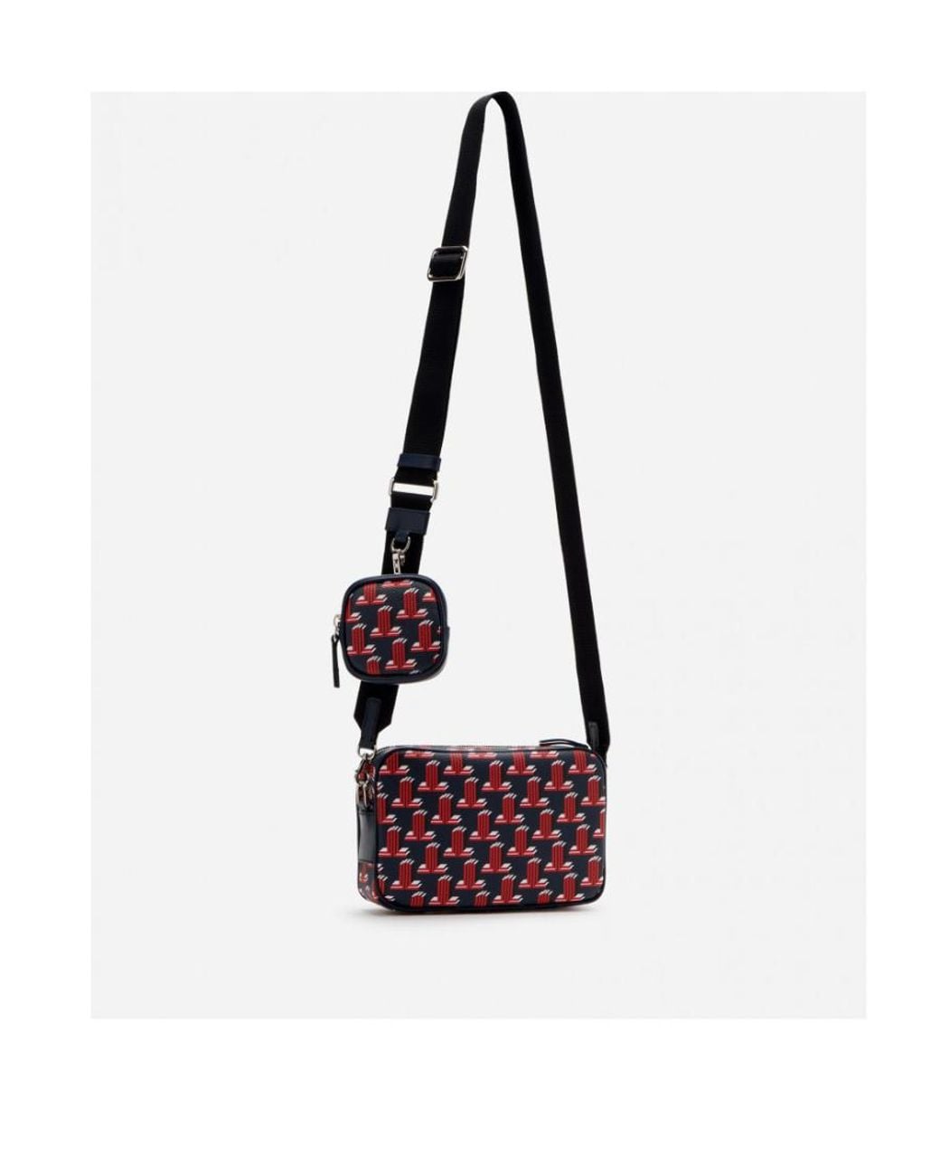 Lanvin Red Logo Shoulder Bag for men