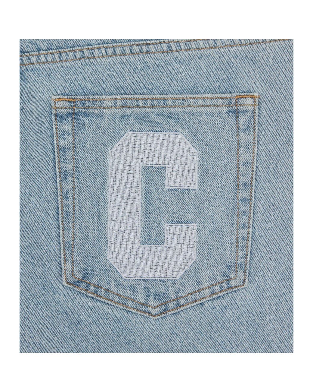 ICECREAM Blue Run Dog Straight Leg Jeans for men
