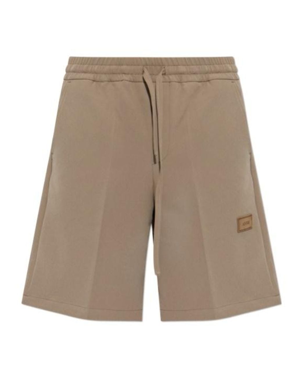 Amiri Natural Patch Cady Track Shorts for men
