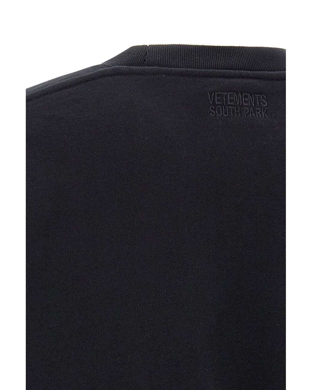 Vetements Blue Southpark Graphic Sweater for men