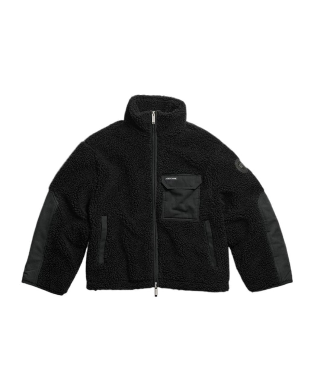 Canada Goose Black Soren Zip-Up Fleece Jacket