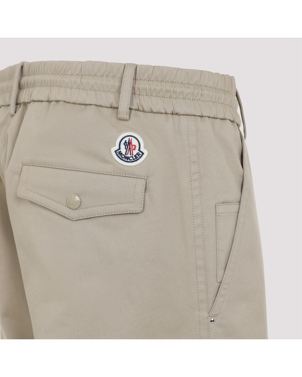 Moncler Gray Straight-Leg Trousers for men
