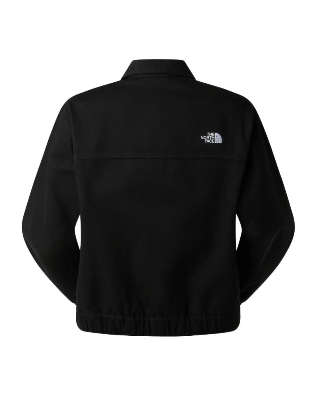 The North Face Black Zipped Twill Jacket