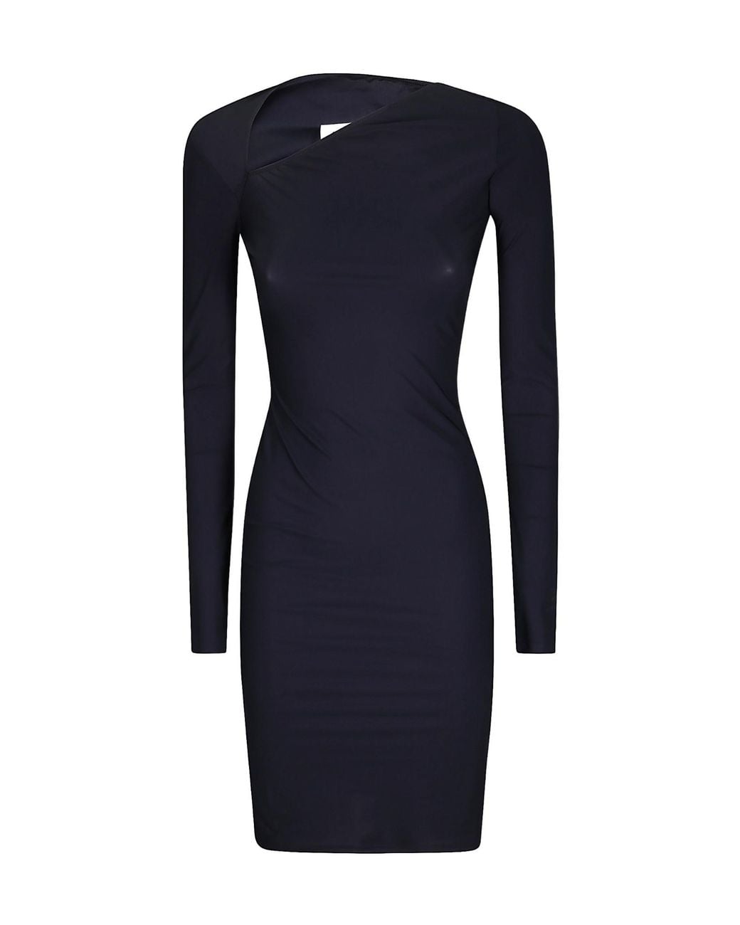 MM6 by Maison Margiela Blue Jersey Midi Dress