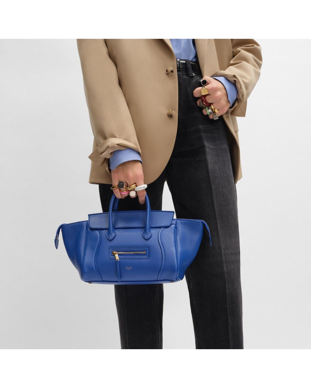Céline Blue Little Luggage