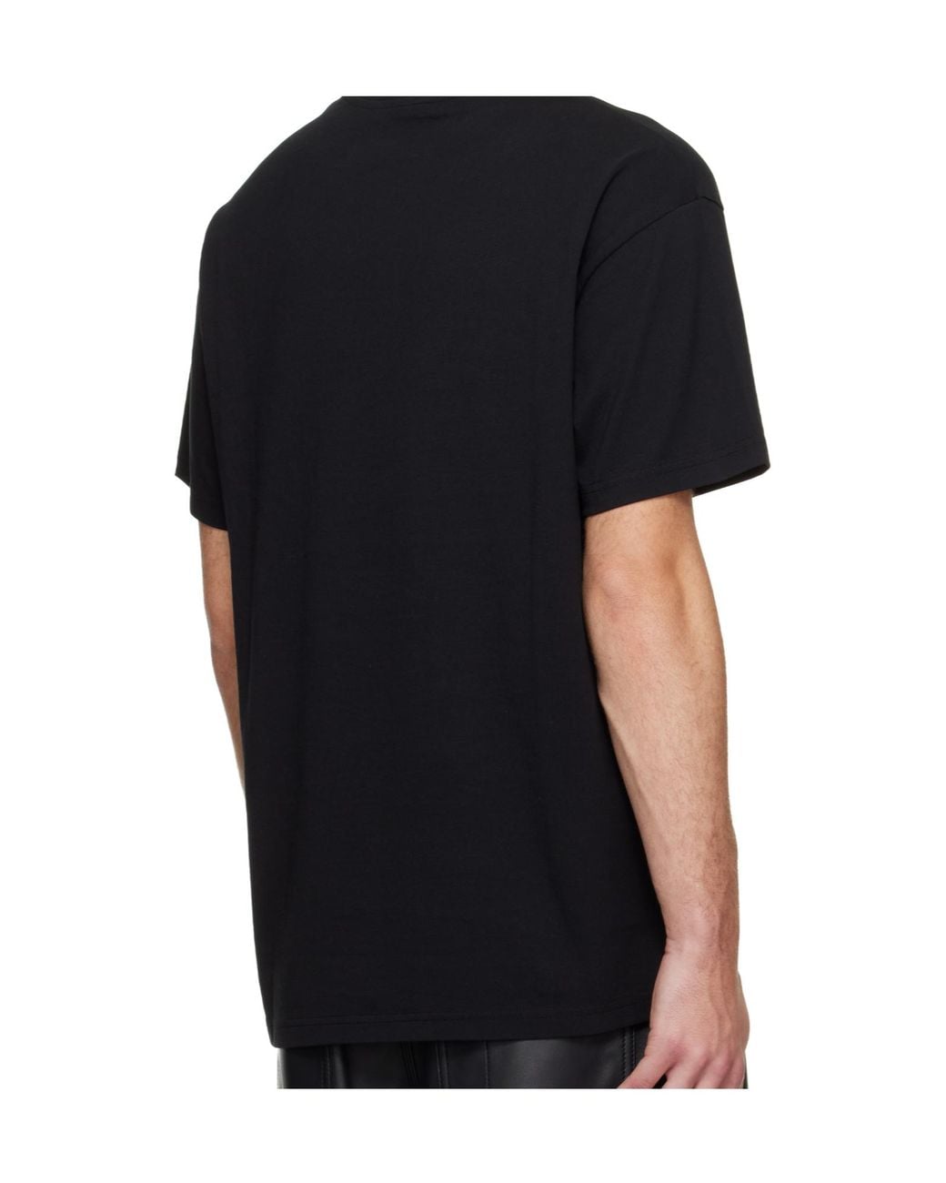 Givenchy Black Graphic Printed Crewneck T-Shirt for men