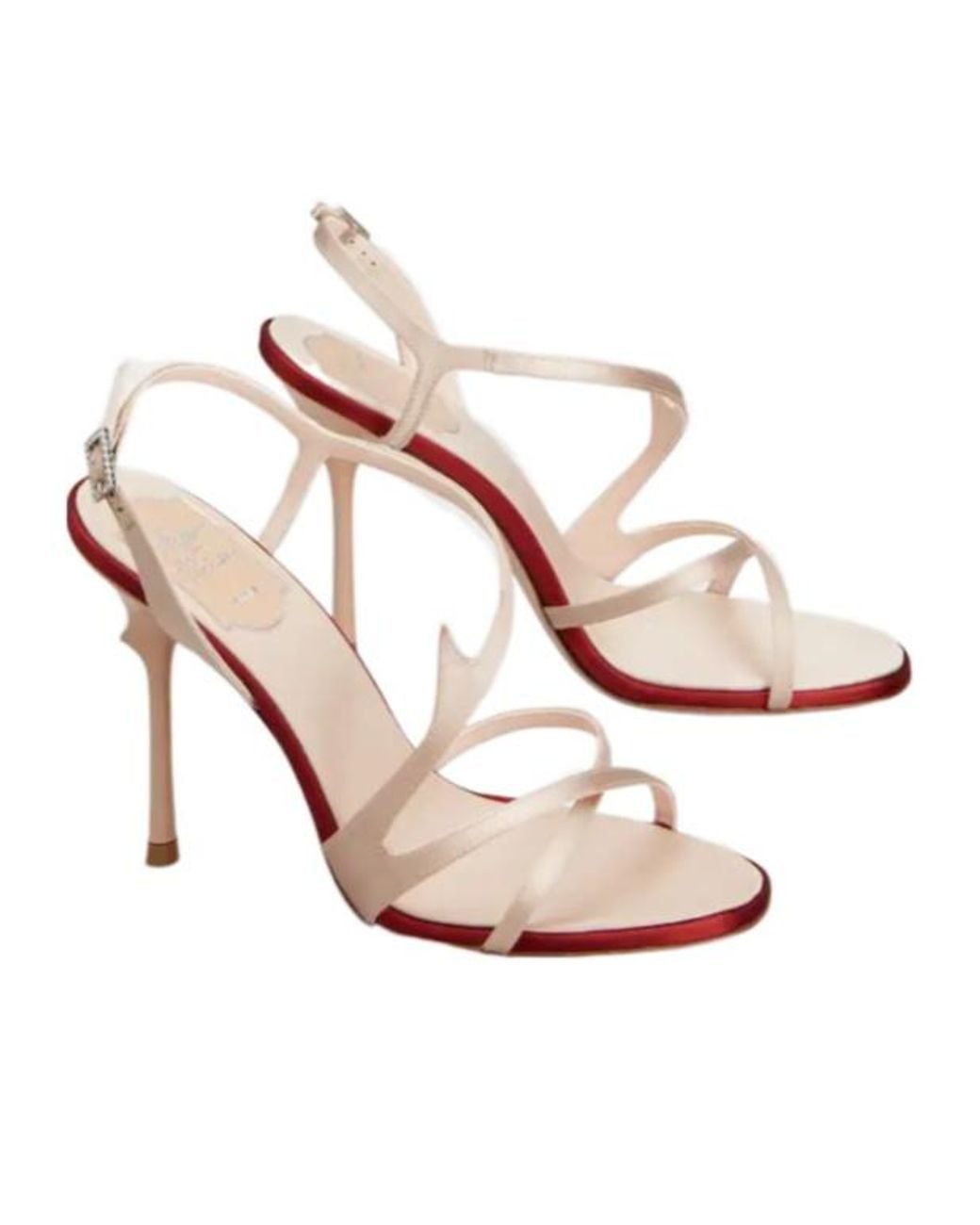 Roger Vivier White Strappy Sandals