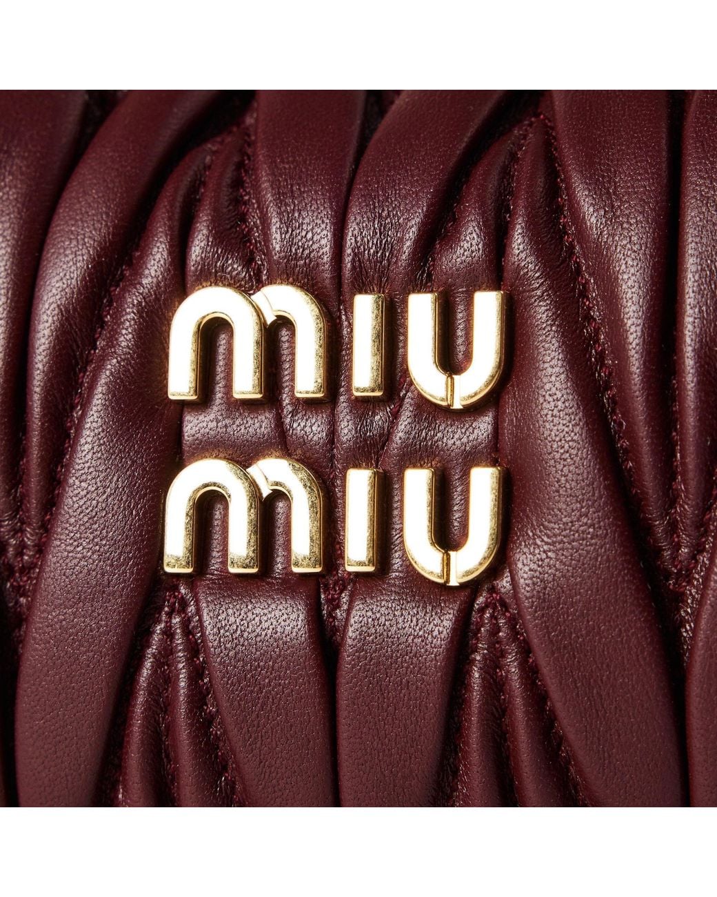 Miu Miu Red Wander Shoulder Bag