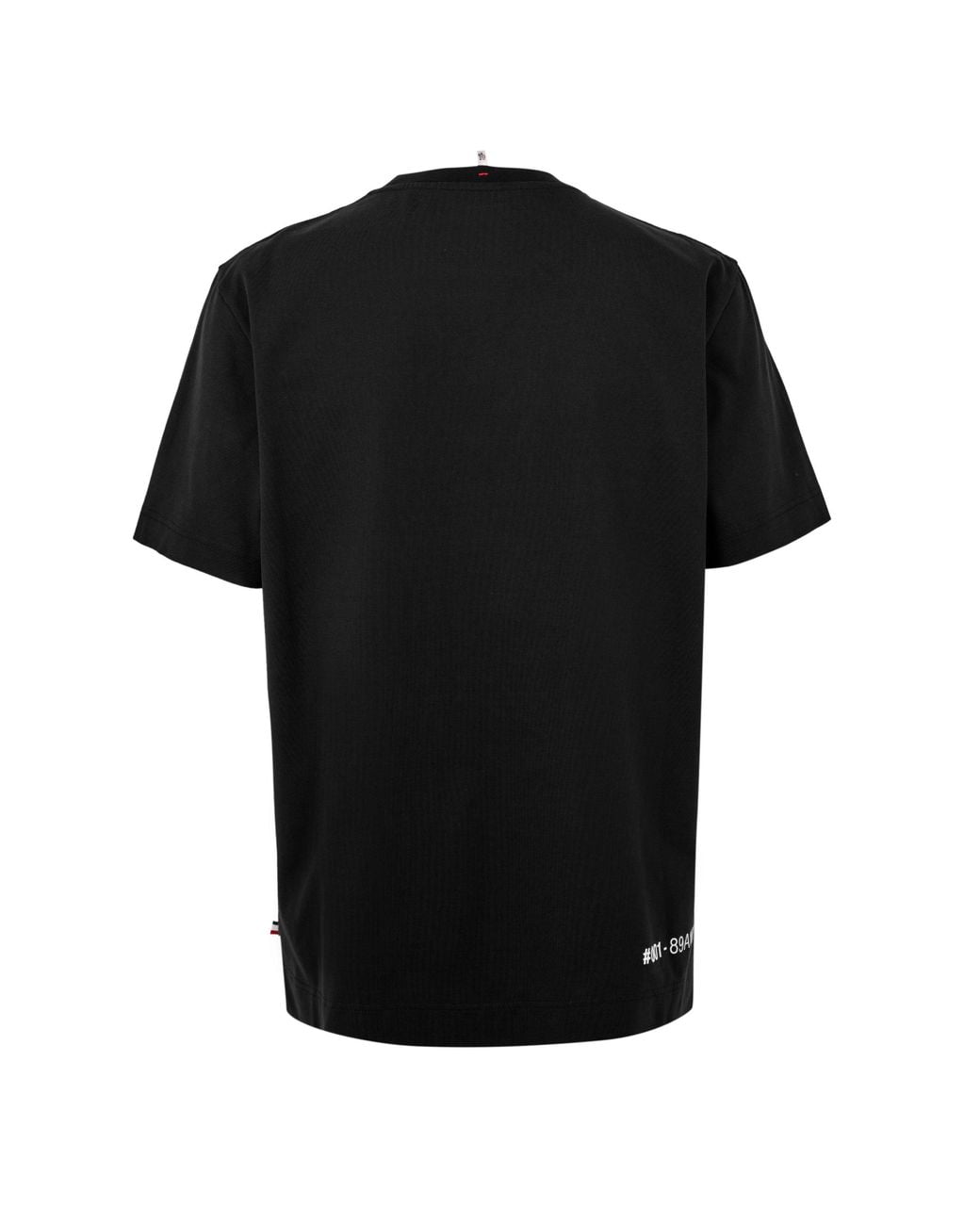 Moncler Black Simple Short-Sleeved T-Shirt for men