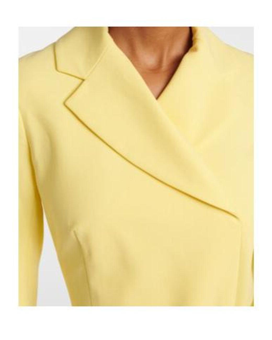 Emilia Wickstead Yellow Kalonice Crepe Midi Dress