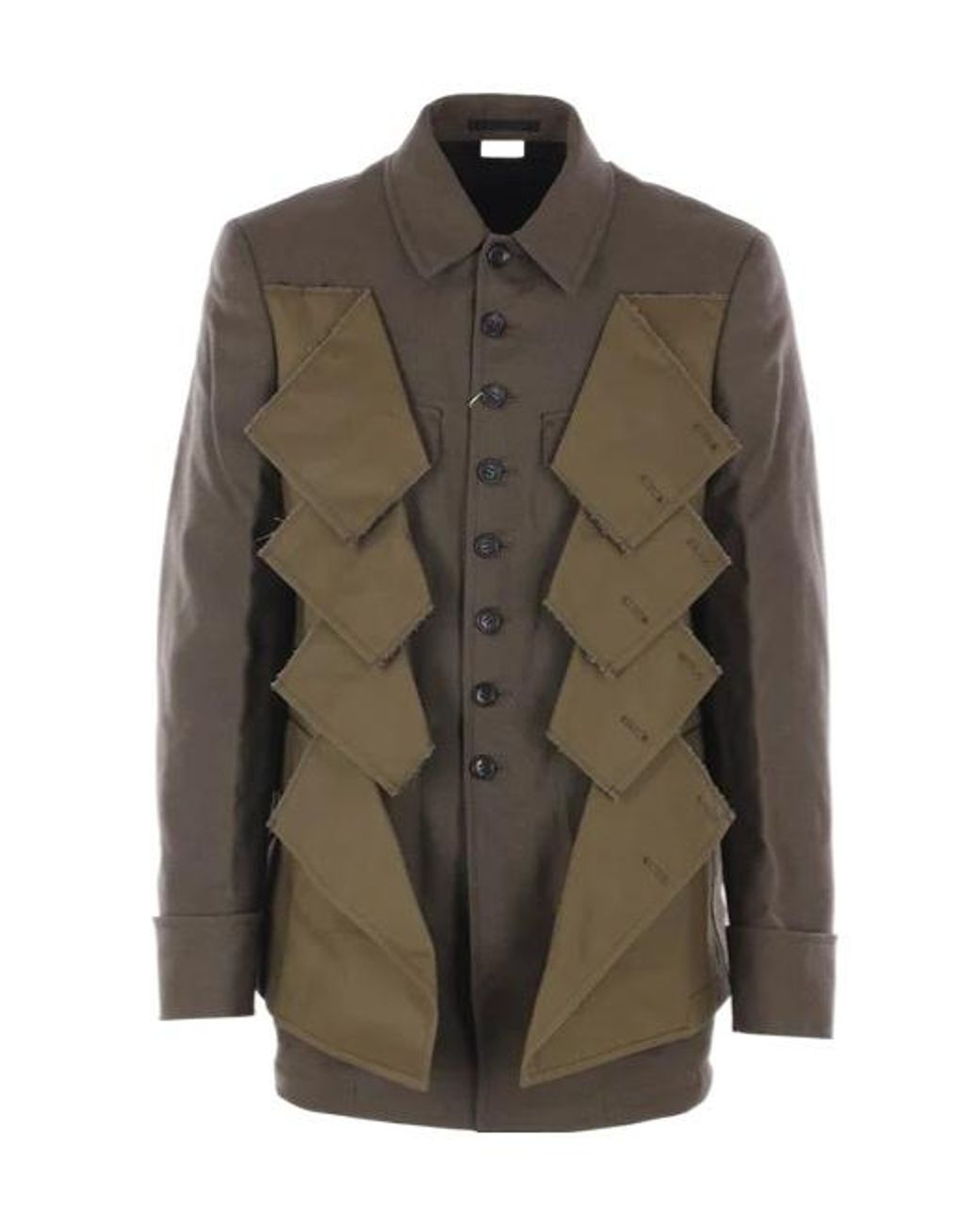 Comme des Garçons Green Homme Plus Buttoned Jacket for men
