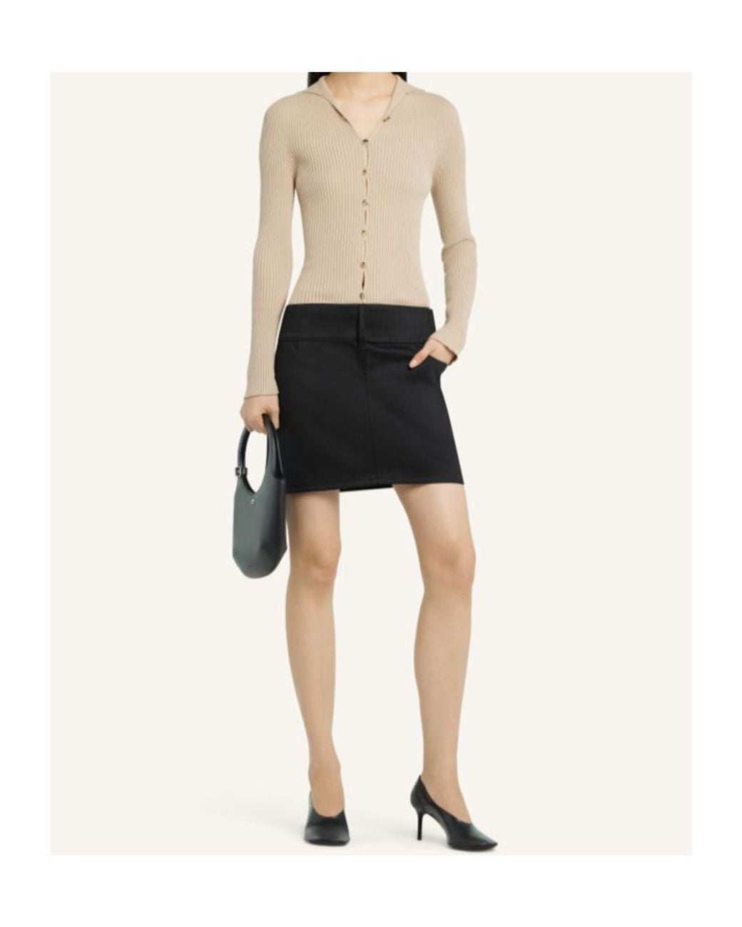 Courreges Natural Solar Cardigan