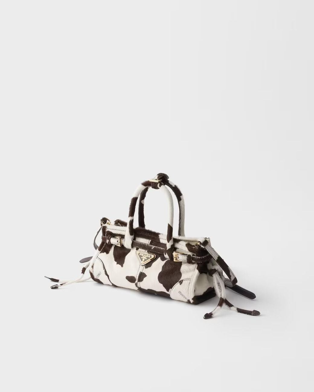 Prada Multicolor Bonnie Mini Printed Leather Handbag