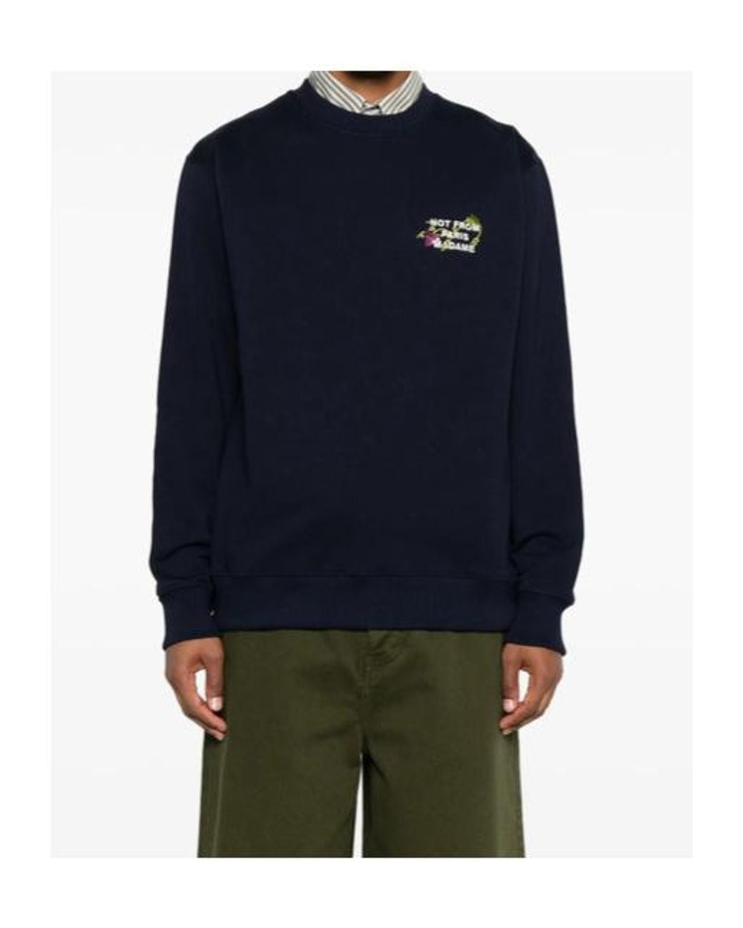 Drole de Monsieur Blue Sweater for men
