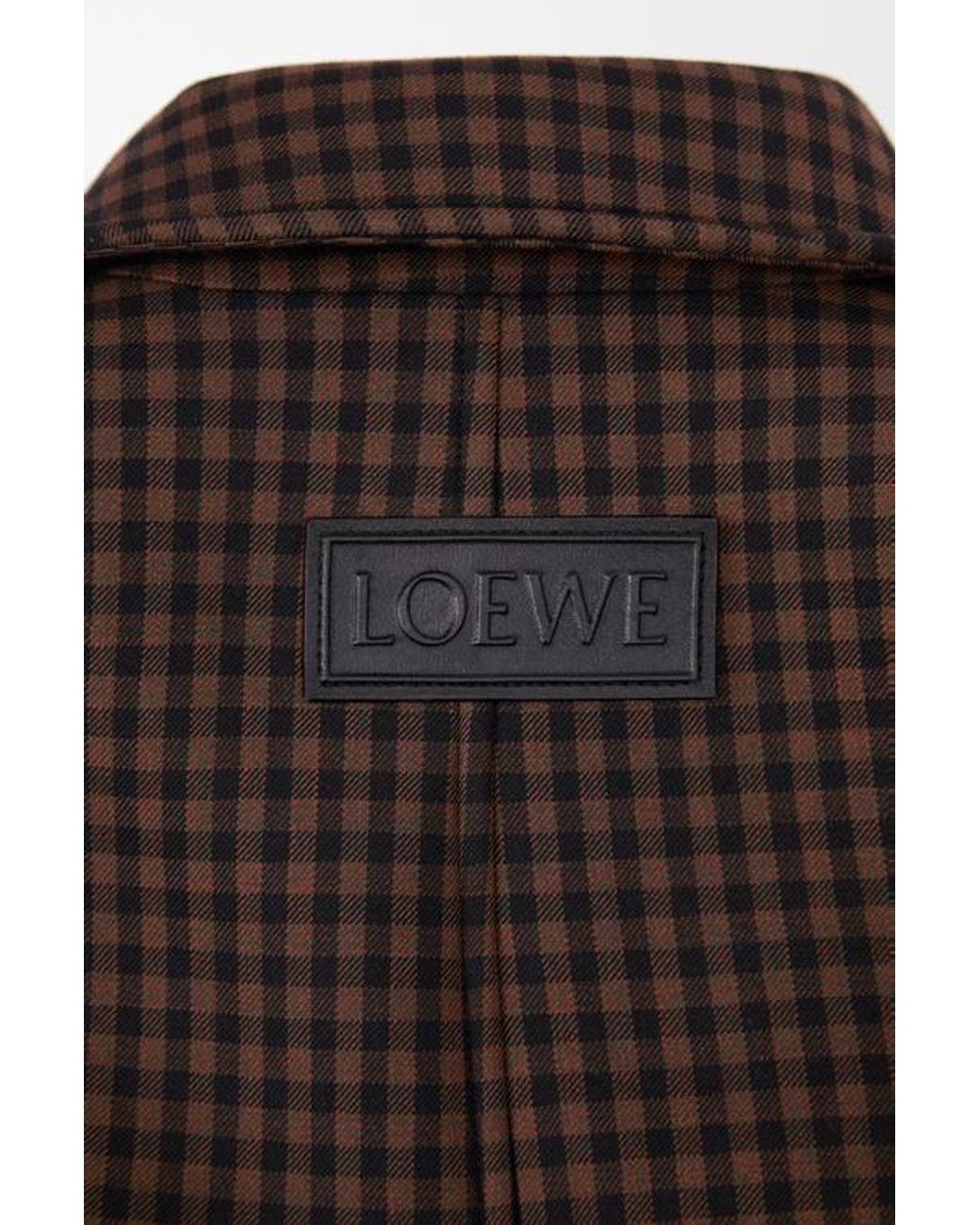 Loewe Brown Drawstring Jacket