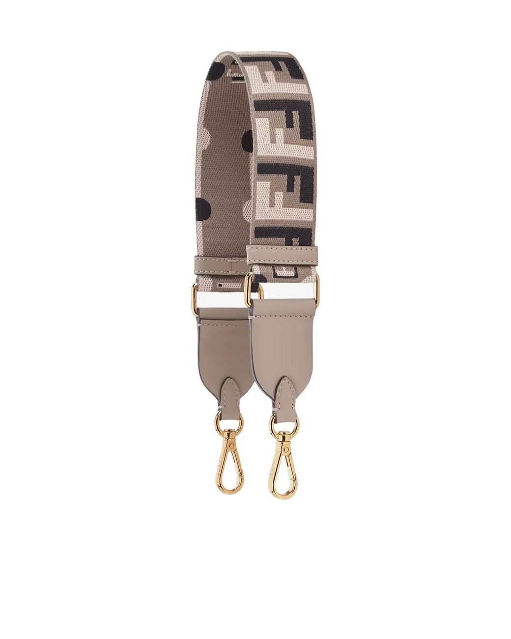Fendi White Fabric Shoulder Strap